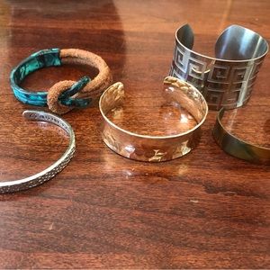 Cuff style bracelets